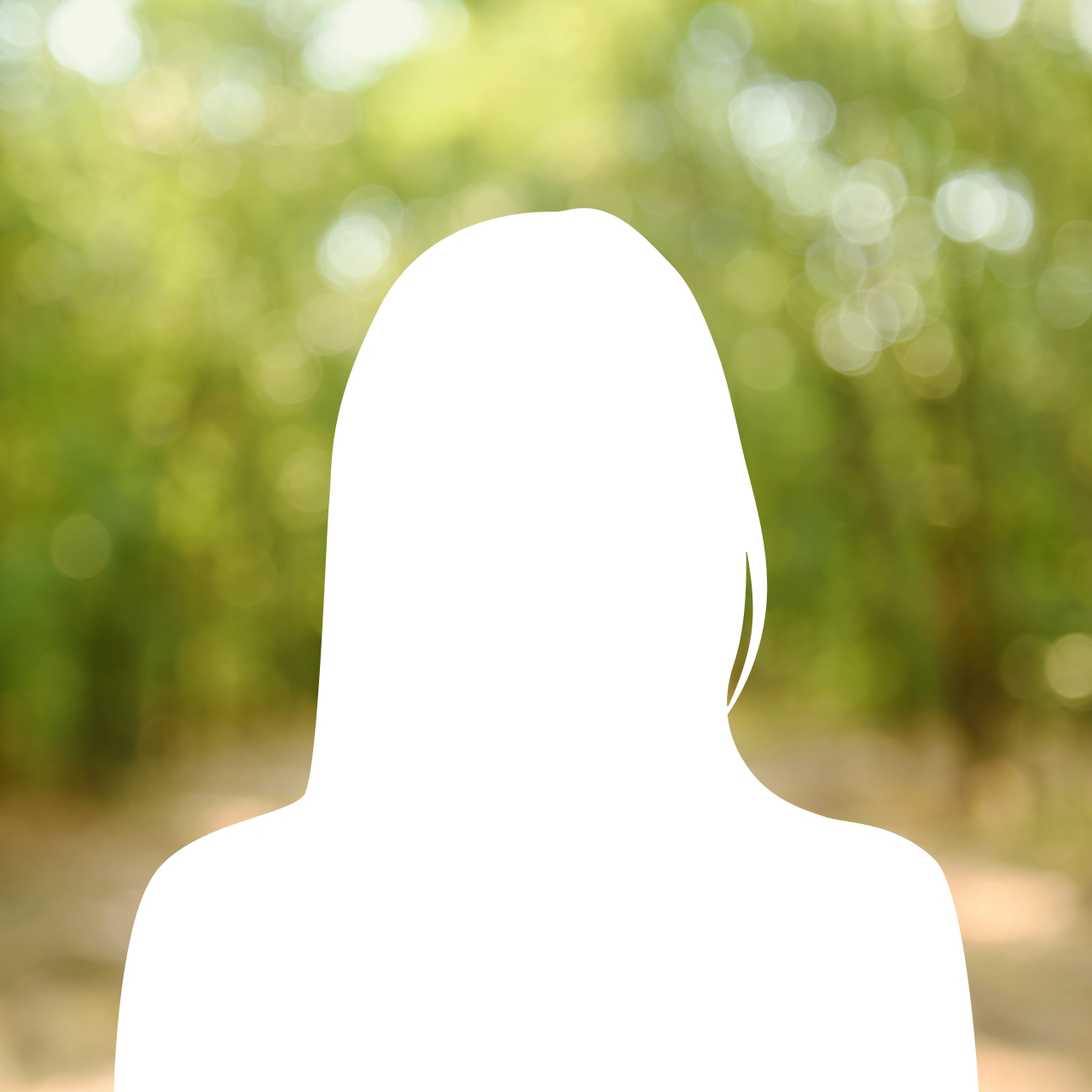 Silhouette eines Mitarbeiters